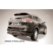 Slitkoff NXT15-008B защита заднего бампера d57+ d57 двойная черная Nissan X-Trail (2015)