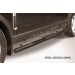 Slitkoff OPAN008B защита порогов d76 с проступями черная Opel Antara