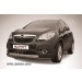 Slitkoff OPMOK13-002B защита переднего бампера d57+ d42 двойная длинная черная Opel Mokka (2013)