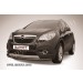 Slitkoff OPMOK13-003B защита переднего бампера d57 длинная черная Opel Mokka (2013)