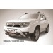 Slitkoff RD15002B защита переднего бампера d57+ d42 бампера двойная черная Renault Duster 2015