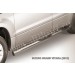 Slitkoff SGV12004 защита порогов d76 с проступями Suzuki Grand Vitara(2012)