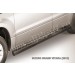 Slitkoff SGV12004B защита порогов d76 с проступями черная Suzuki Grand Vitara(2012)