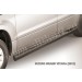 Slitkoff SGV12005B защита порогов d76 труба черная Suzuki Grand Vitara(2012)