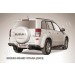 Slitkoff SGV12008B защита заднего бампера уголки d57+ d42 двойные черные Suzuki Grand Vitara (2012)