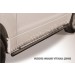 Slitkoff SGV3D08011B защита порогов d57 труба черная Suzuki Grand Vitara (трехдверная 2008)
