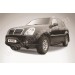 Slitkoff SSR005B кенгурятник d76 низкий широкий "мини" черный SsangYong Rexton (2010)