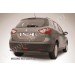 Slitkoff SSX4-14-007B защита заднего бампера d57+ d42 двойная черная Suzuki SX-4 (2014)