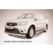 Slitkoff SYAS001 защита переднего бампера d76+ d57 двойная радиусная SsangYong Actyon Sport (2013)