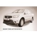 Slitkoff SYAS001B защита переднего бампера d76+ d57 двойная радиусная черная SsangYong Actyon Sport (2013)