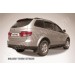 Slitkoff SYK014B защита заднего бампера d57+ d57 двойная черная SsangYong Kyron