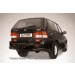 Slitkoff TARP012B защита заднего бампера уголки d57+ d42 двойные черные ТагАЗ Road Partner