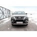 Slitkoff TFOR-002 защита переднего бампера d76+ d57 двойная Toyota Fortuner (2017)