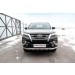 Slitkoff TFOR-003 защита переднего бампера d76+ d57 двойная с защитой картера Toyota Fortuner (2017)