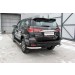 Slitkoff TFOR-009 защита заднего бампера уголки d76 Toyota Fortuner (2017)