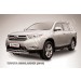 Slitkoff THI005 защита переднего бампера d76 радиусная Toyota Highlander (2010)