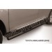 Slitkoff THI008B защита порогов d76 с проступями черная Toyota Highlander (2010)