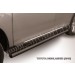 Slitkoff THI009B защита порогов d76 труба черная Toyota Highlander (2010)