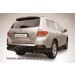 Slitkoff THI015B защита заднего бампера уголки d57+ d42 двойные черные Toyota Highlander (2010)