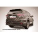 Slitkoff THI14-012B защита заднего бампера d57+ d42 двойная радиусная черная Toyota Highlander (2014)