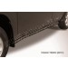 Slitkoff TIN005B защита порогов d57 с гибами черная ТагАЗ Tingo (2011)