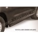 Slitkoff TLC2-019B защита штатного порога d57 черная Toyota Land Cruiser 200 (2007)