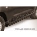 Slitkoff TLC2-020B защита штатного порога d42 черная Toyota Land Cruiser 200 (2007)
