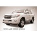 Slitkoff TLC2-12-005B защита переднего бампера d76 черная Toyota Land Cruiser 200 (2012)