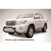 Slitkoff TLC2-12-009B кенгурятник d76 низкий широкий "мини" черный Toyota Land Cruiser 200 (2012)