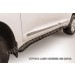 Slitkoff TLC2-12-014B защита порогов d76 с гибами черная Toyota Land Cruiser 200 (2012)