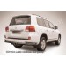 Slitkoff TLC2-12-020B защита заднего бампера уголки d76+ d42 двойные черные Toyota Land Cruiser 200 (2012)