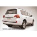 Slitkoff TLC2-13-016B защита заднего бампера d76 черная Toyota Land Cruiser 200 (2013)