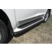 Slitkoff TLC2-15-006B защита штатного порога d57 черная Toyota Land Cruiser 200 (2015)