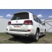 Slitkoff TLC2-15-008B защита заднего бампера d76+ d42 двойная черная Toyota Land Cruiser 200 (2015)