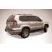 Slitkoff TLCP005B защита заднего бампера уголки d76+ d42 двойные черные Toyota Land Cruiser Prado (2003)