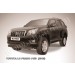 Slitkoff TOP009B защита переднего бампера d57+ d57+ d42 тройная радиусная черная Toyota Land Cruiser Prado (2010)