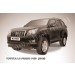 Slitkoff TOP010B защита переднего бампера d57+ d57 двойная радиусная черная Toyota Land Cruiser Prado (2010)