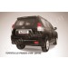 Slitkoff TOP019B защита заднего бампера d76+ d42 двойная черная Toyota Land Cruiser Prado (2010)