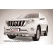 Slitkoff TOP14-001 защита переднего бампера d76+ d57 двойная с защитой картера Toyota Land Cruiser Prado (2014)