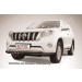 Slitkoff TOP14-002B защита переднего бампера d76+ d57 двойная черная Toyota Land Cruiser Prado (2014)