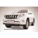 Slitkoff TOP14-004B защита переднего бампера d57+ d57 двойная черная Toyota Land Cruiser Prado (2014)