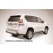 Slitkoff TOP14-011B защита заднего бампера d76+ d42 двойная черная Toyota Land Cruiser Prado (2014)