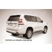 Slitkoff TOP14-012B защита заднего бампера d76 короткая черная Toyota Land Cruiser Prado (2014)