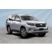 Slitkoff TOP17-002B защита переднего бампера d76+ d57 двойная черная Toyota Land Cruiser Prado (2017)