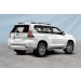 Slitkoff TOP17-011 защита заднего бампера d76+ d42 двойная Toyota Land Cruiser Prado (2017)