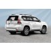 Slitkoff TOP17-012B защита заднего бампера d76 короткая черная Toyota Land Cruiser Prado (2017)