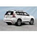 Slitkoff TOP17-014 защита заднего бампера уголки d76+ d42 двойные Toyota Land Cruiser Prado (2017)