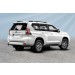 Slitkoff TOP17-014B защита заднего бампера уголки d76+ d42 двойные черные Toyota Land Cruiser Prado (2017)