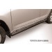 Slitkoff TR409-010B защита порогов d76 труба черная Toyota RAV4 (2009)