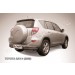 Slitkoff TR409-013B защита заднего бампера уголки d76+ d42 двойные черные Toyota RAV4 (2009)